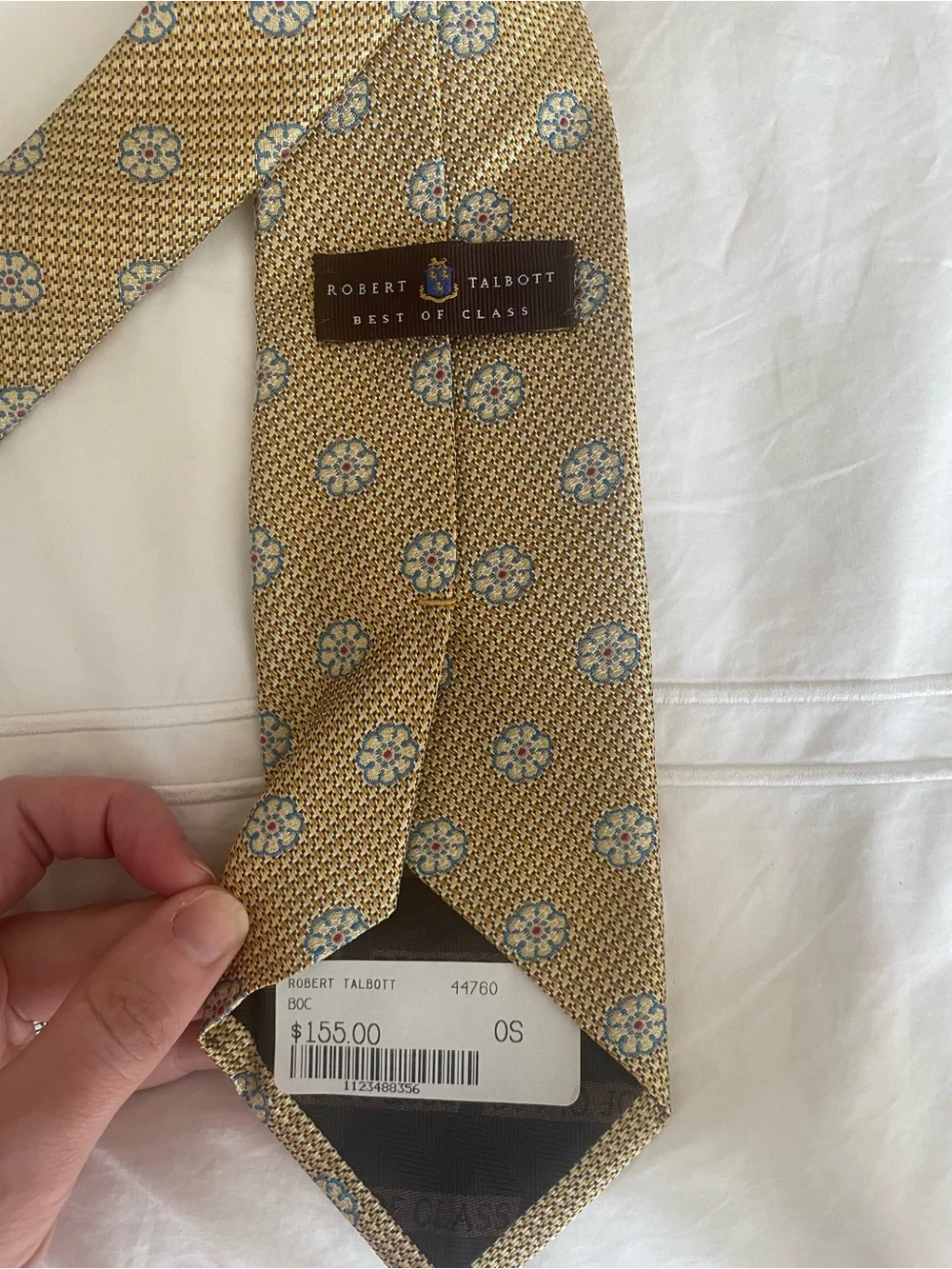 Robert Talbott Yellow Flower Tie